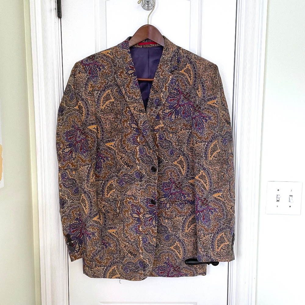 Alan Flusen - Paisley Corduroy Sport Coat